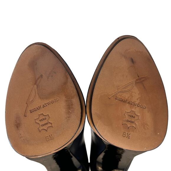 B BRIAN ATWOOD Fortosa Leather Platform Bootie 8 1/2 - Picture 9 of 16